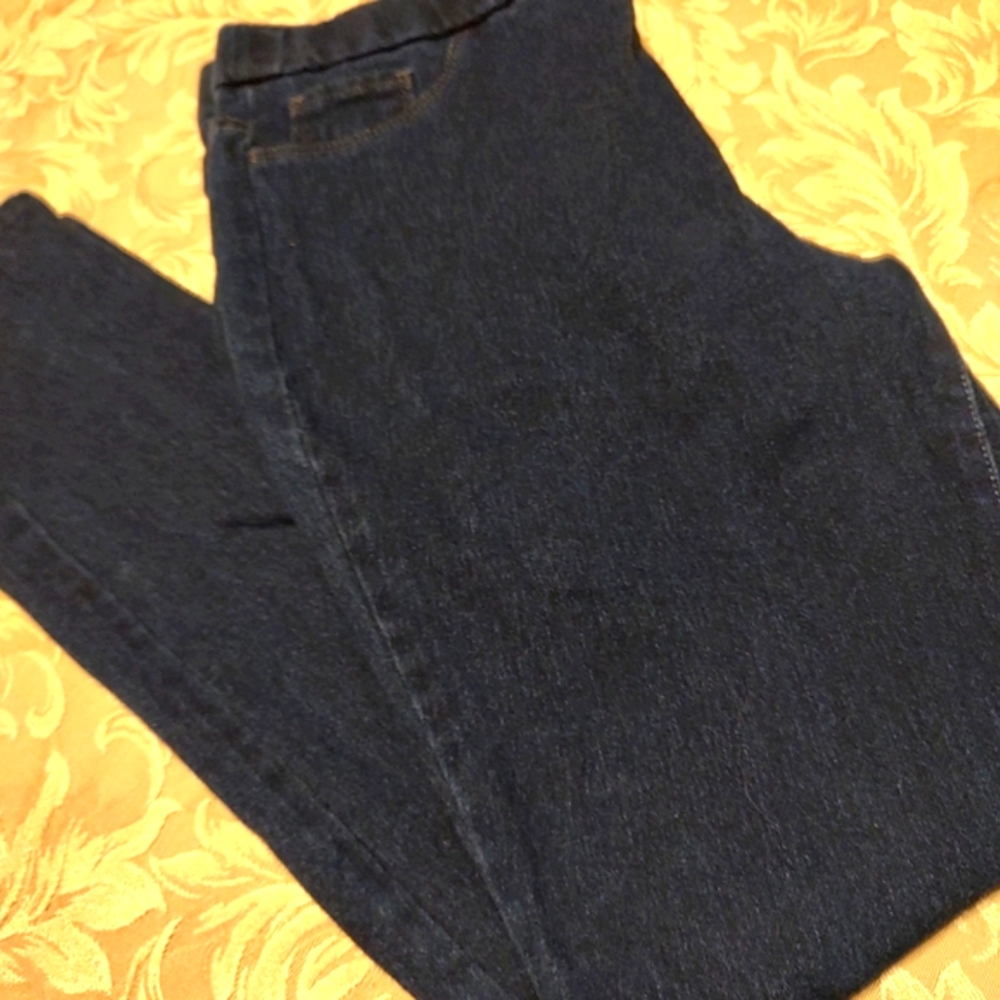 💙 Sensational Dark Blue Denim Jeans Pants - L - Picture 5 of 8